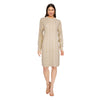 lily morgan Women's Crew Neck Sweater Dress
