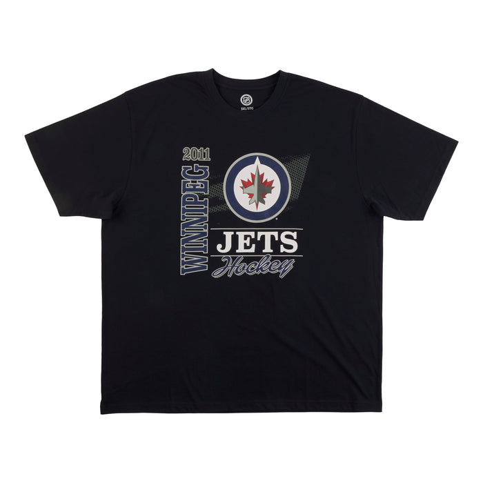 T-shirt à manches courtes sous licence de la LNH pour hommes, Jets de Winnipeg