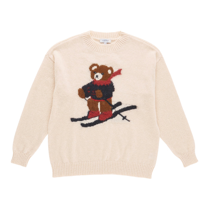 mySTYLE Women's Vintage Animal Sweater