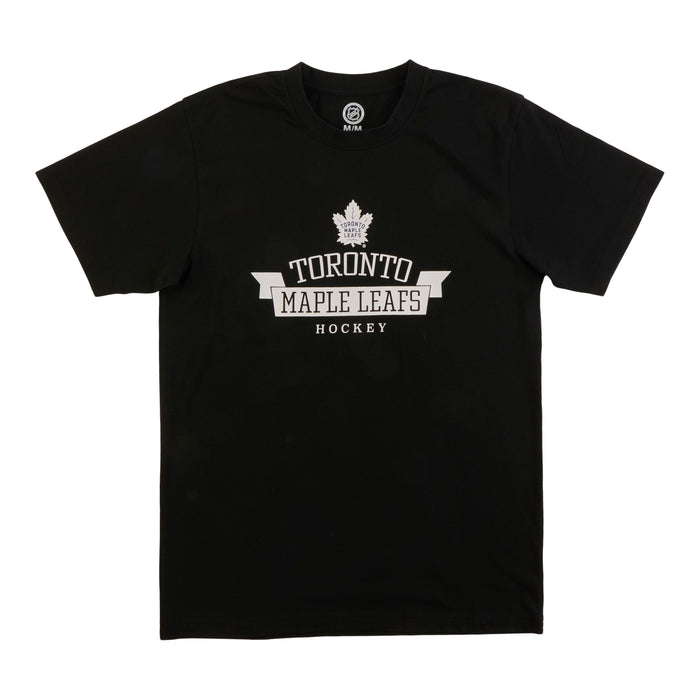 T-shirt à manches courtes sous licence de la LNH pour hommes, Maple Leafs