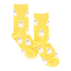 Girls' Novelty Printed Crew Socks, 1-Pack