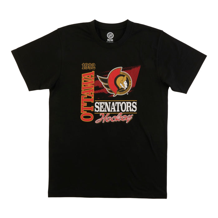 T-shirt à manches courtes sous licence de la LNH pour hommes, Sénateurs