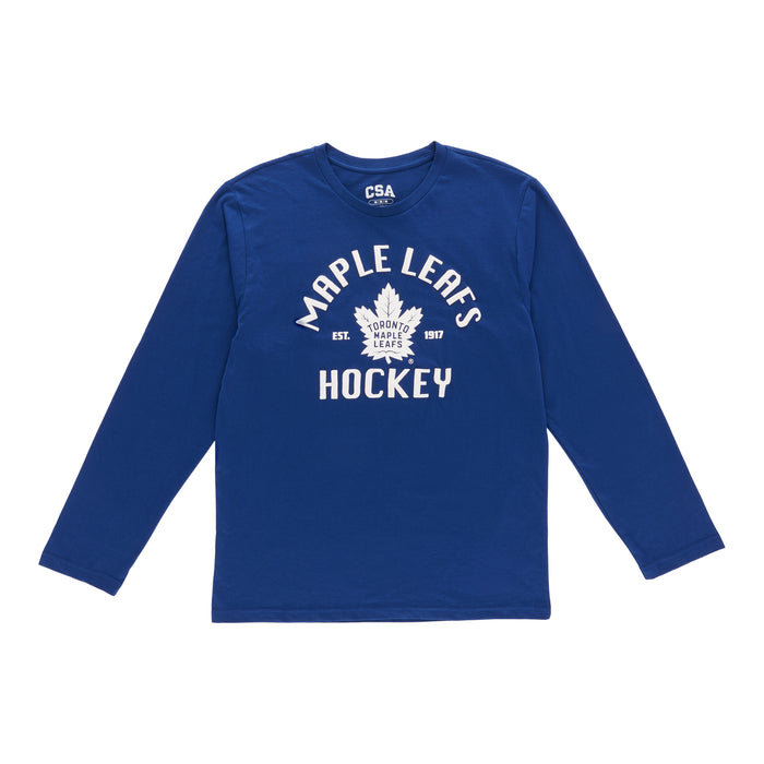 NHL Men's Licensed Maple Leafs Long Sleeve T-Shirt