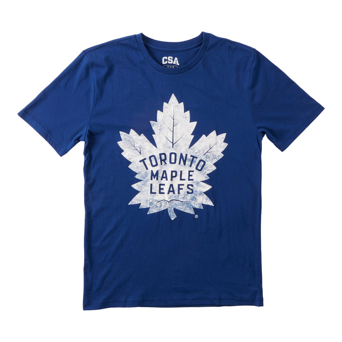 T-shirt à manches courtes sous licence de la LNH pour hommes, Maple Leafs