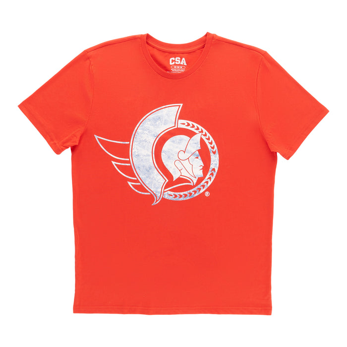 T-shirt à manches courtes Sénateurs de la LNH sous licence pour hommes