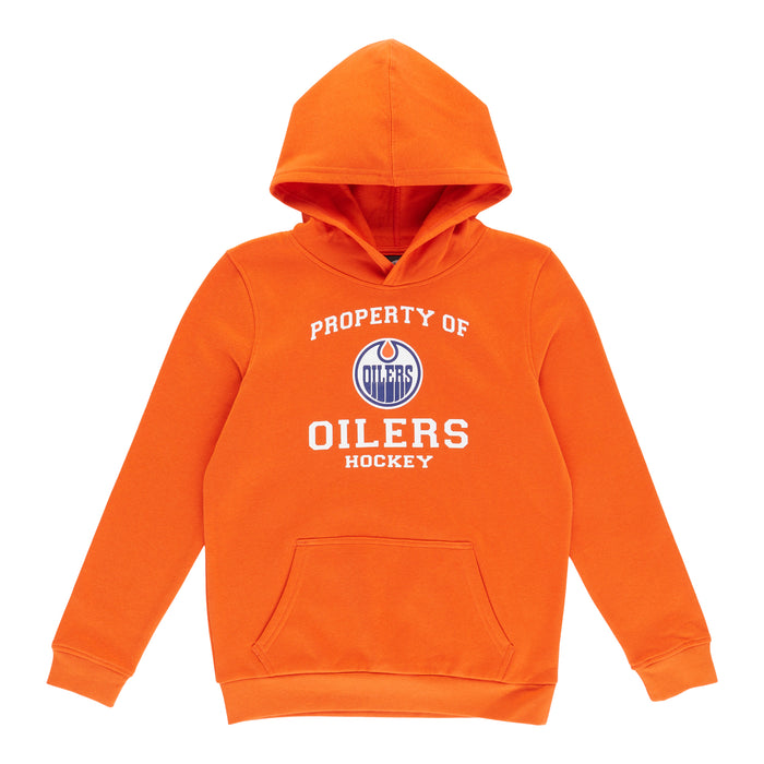 NHL Boys' Licensed Edmonton Oilers Long Sleeve Hoodie