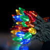 Guirlande lumineuse de 40 ampoules C6 à DEL, multicolore Danson Décor, 8 pi