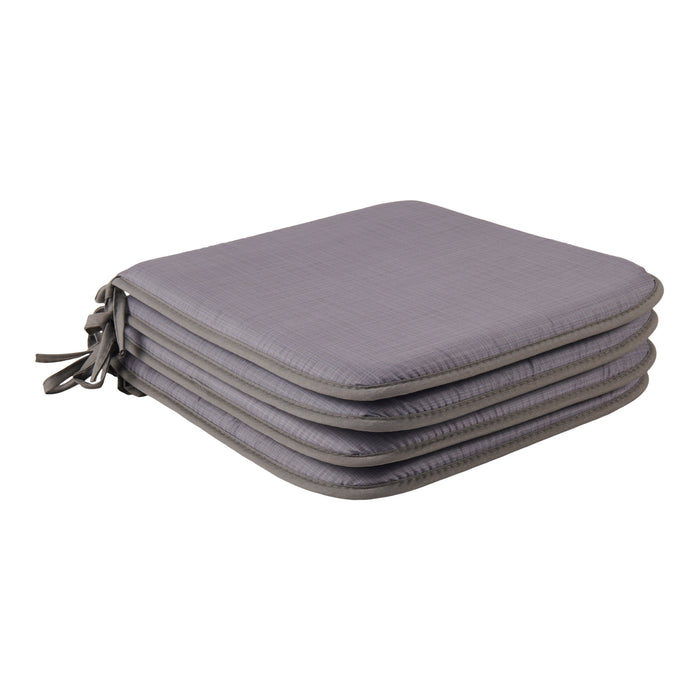 Coussins de chaise bicolores Safdie & Co., 14 po x 14 po, emb. de 4