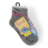 Girls' Licensed Printed Stitch Quarter Crew Socks, 5-Pack