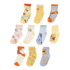Chaussettes imprimées Winnie l’ourson sous licence unisexes pour bébés, emb. de 10