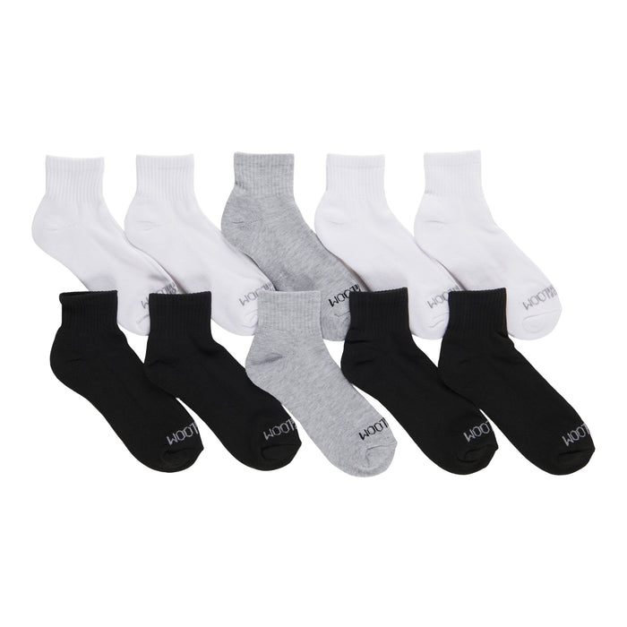 Fruit of the Loom Girls' Assorted Socks, 10-Pack