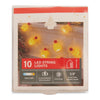 Guirlande lumineuse de 10 ampoules à DEL en forme de tuques pour l'intérieur Festive Living, 3,9 pi