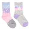 Chaussettes isothermes MONKEY BARS pour petites filles, ens de 2 paires, assortiment
