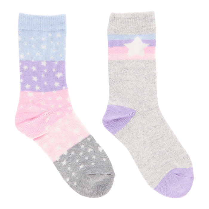Chaussettes isothermes BELLA & BIRDIE pour filles, ens. de 2 paires, assortiment