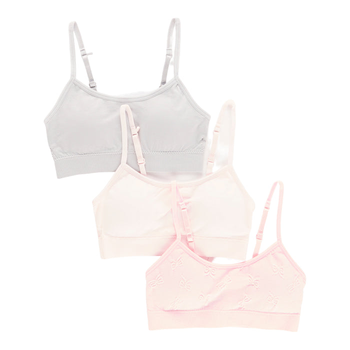 Girls' Gracie Bralette, 3-Pack