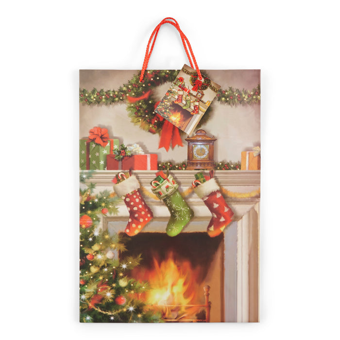 Sac-cadeau plus grand format HomeStyles, 13 po x 5 po x 18 po
