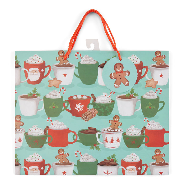 Sac-cadeau des Fêtes format large et grand HomeStyles, 13 po x 5,4 po x 10,4 po