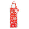 Sac pour bouteille des Fêtes HomeStyles, 6 po x 5,5 po x 15 po