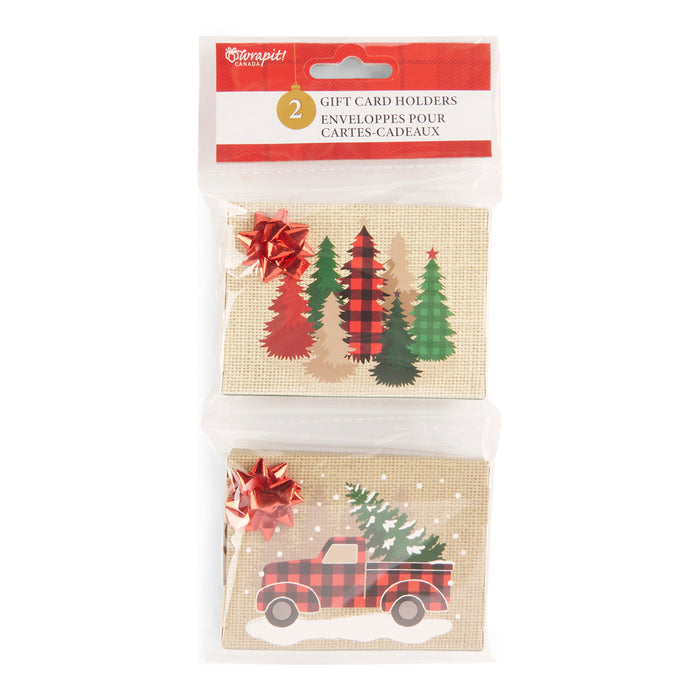 Mini Gift Card Box, 3.75-in x 3.75-in, 2 Pack