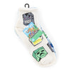 Boys' Licensed Printed Minecraft Quarter Crew Socks, 3-Pack