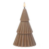 Arbre en cire à DEL thématique des Fêtes HomeStyles, 3,7 po x 3,7 po x 6 po