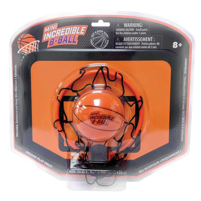 Mini Incredible Silent Basketball Ball & Hoop