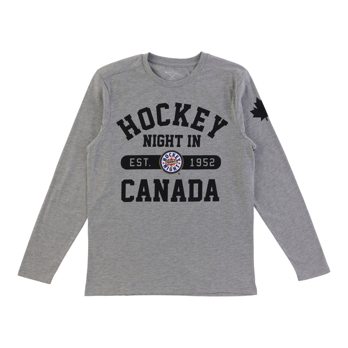 T-shirt à manches longues La Soirée du hockey sous licence pour hommes