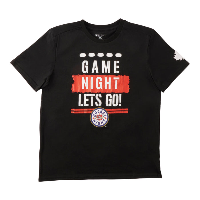 T-shirt à manches courtes La Soirée du hockey sous licence pour hommes