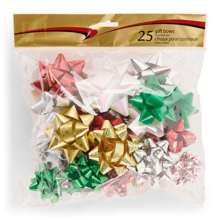 Deluxe Bows, 25 Pack