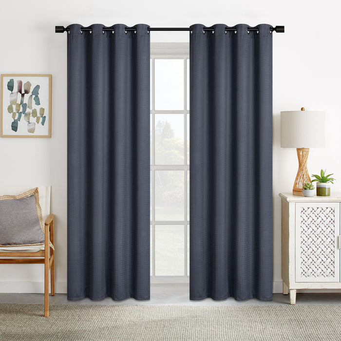 Rideau obscurcissant texturé, assortiment, 52 po x 84 po