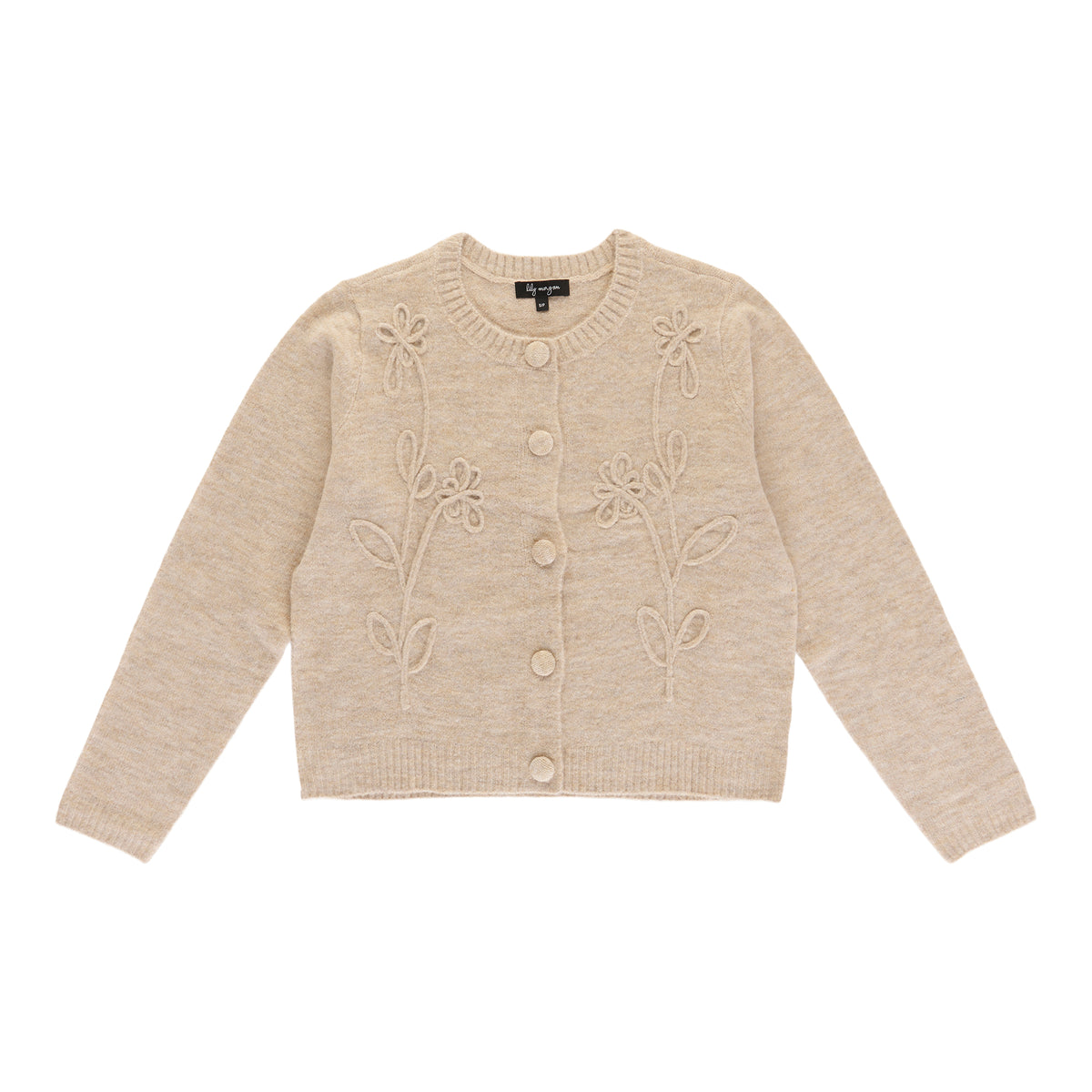 lily morgan Women's Flower Stitched Cardigan – Giant Tiger