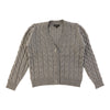 Cardigan boutonné en tricot torsadé lily morgan pour femmes