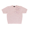lily morgan Women's Short Sleeve Sweater with Bow Detail