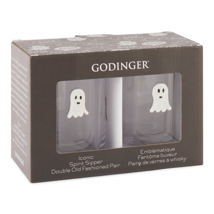 Verres doubles à old fashioned, fantômes, 14 oz – emb. de 2