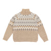 mySTYLE Women's Fair Isle Mock-Neck Sweater
