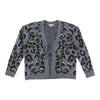 mySTYLE Women's Animal Print Cardigan with Tie Front