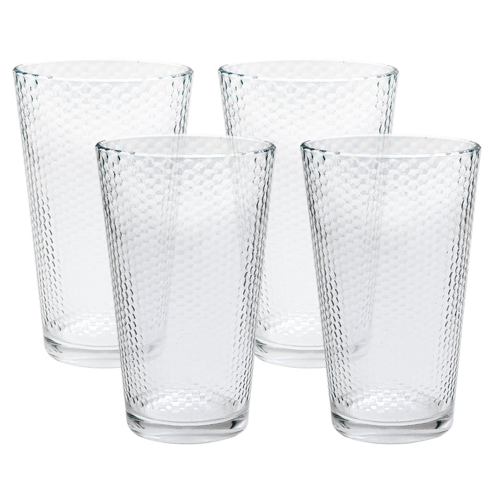 Verre à vin panaché, nid-d'abeilles, 450 ml – emb. de 4