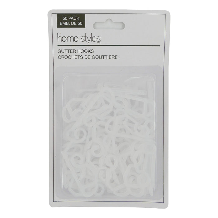 HomeStyles Gutter Hooks, 50 Pack