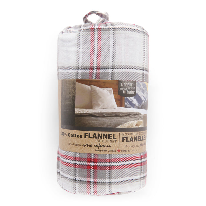 Flannel Sheet Set, Twin, 3 Piece