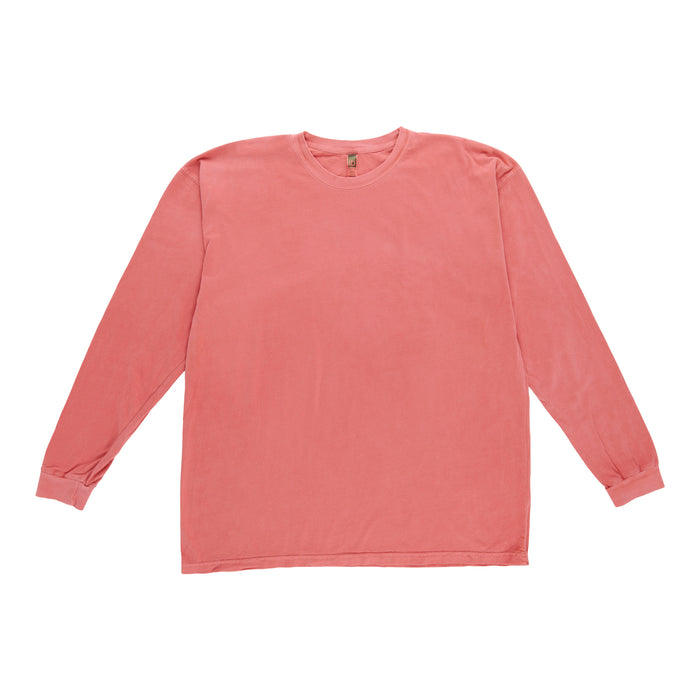 Men's Big Guy Solid Long Sleeve Basic T-Shirt