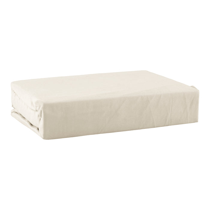 Ensemble de draps en microfibre unis, lit une place, 4 pièces