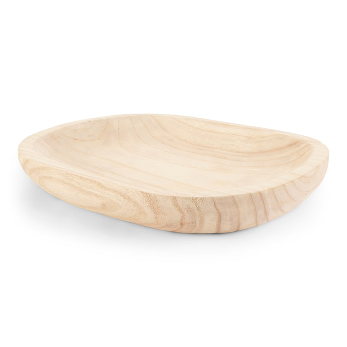 Bol décoratif en bois HomeStyles, 14,5 po x 11,5 po