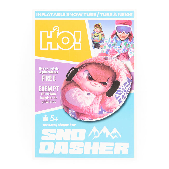 Luge gonflable à motif de monstre Snow Dasher, 27 po
