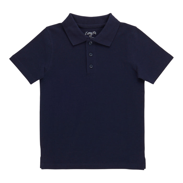 Polo à manches courtes d’uniforme scolaire pour tout-petits
