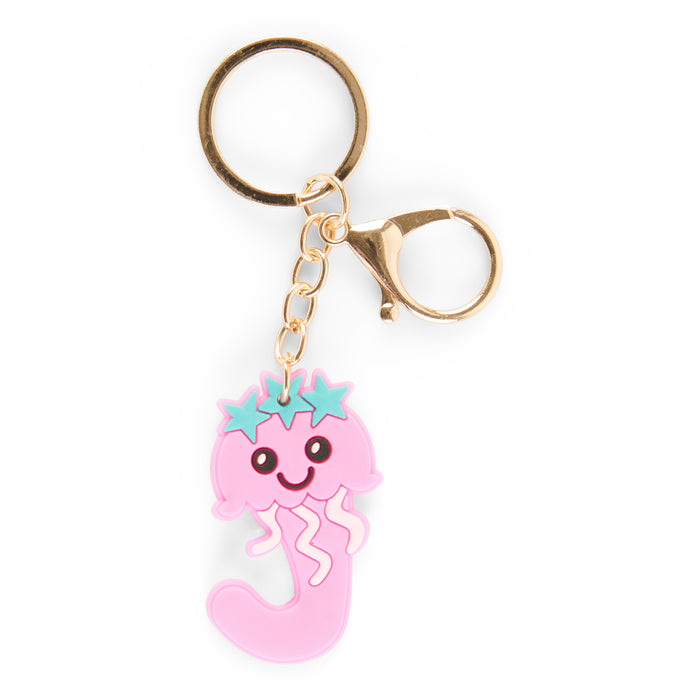 Porte-clés avec animal et lettre de l'alphabet, assortiment