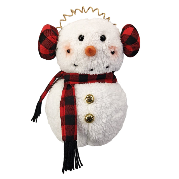 Snowman Plush, 8-in x 5-in x 11-in.