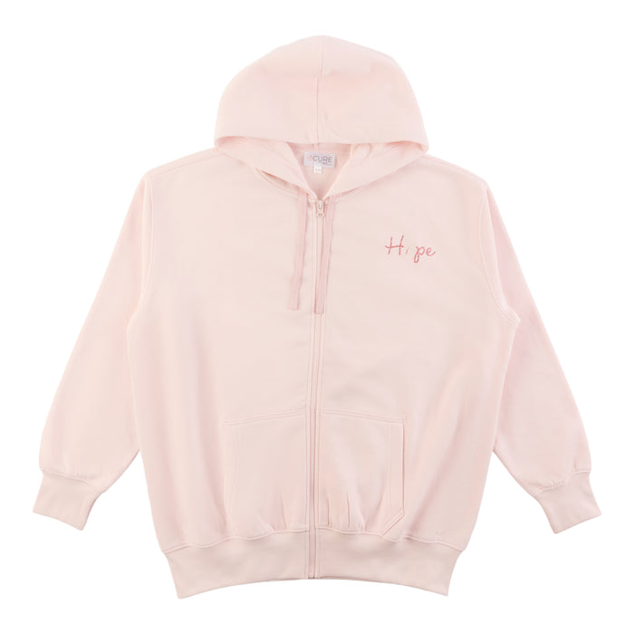 Cure Women's Full-Zip Fleece Hoodie