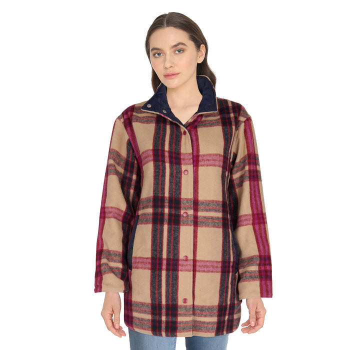 Manteau de laine réversible mySTYLE pour femmes