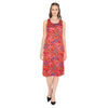 Robe fleurie sans manches pour femmes, assortiment