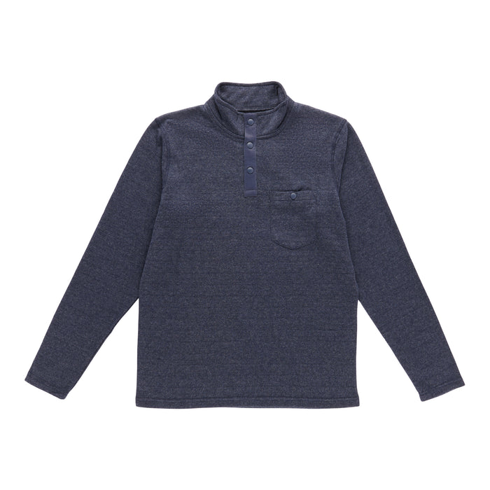 Chemise boutonnée à manches longues et col montant ACX Active pour hommes